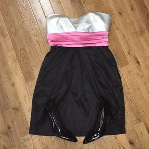 Black Strapless Dress